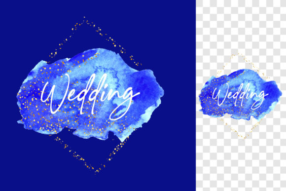 Blue Golden Wedding Vector Illustration: A Designer's Guide