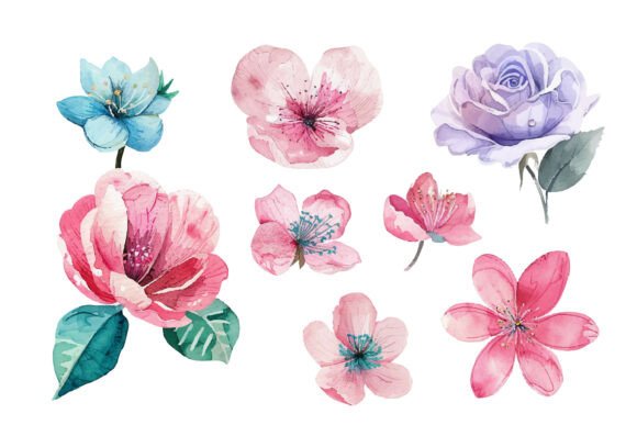 Botanical Flowers EPS for Wedding: Elevate Your Designs