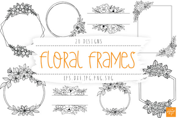 Elegant Wedding Frames for Digital Crafters