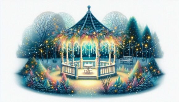 Enchanting Designs with the Gazebo Fairy Wedding Illustration Set