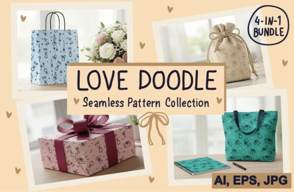 Love Doodle Wedding Seamless Pattern Set: A Designer's Guide