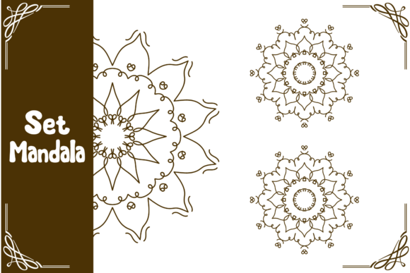 Mandala Set Wedding Background: Elevate Your Designs