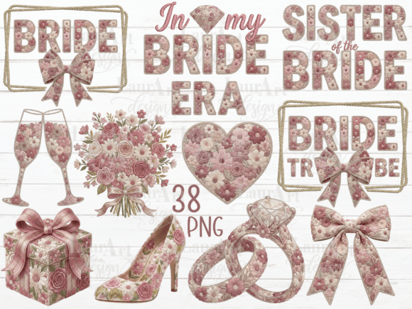 Styling Bachelorette Parties with Floral Clipart