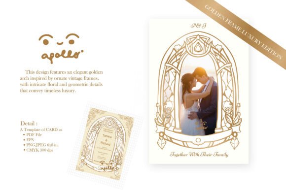 Timeless Luxury: The Elegant Wedding Invitation Card Set01