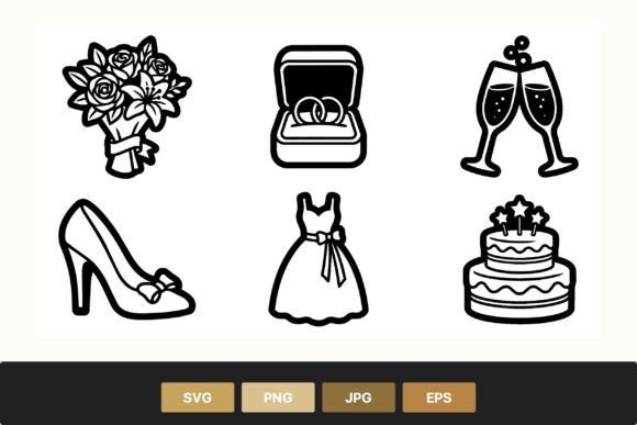 Wedding Bouquet Rings Champagne Cake: A Designer's Toolkit