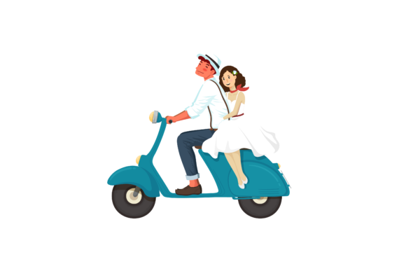 Wedding Couple Decorative Design: A Creative Asset for Your Projects