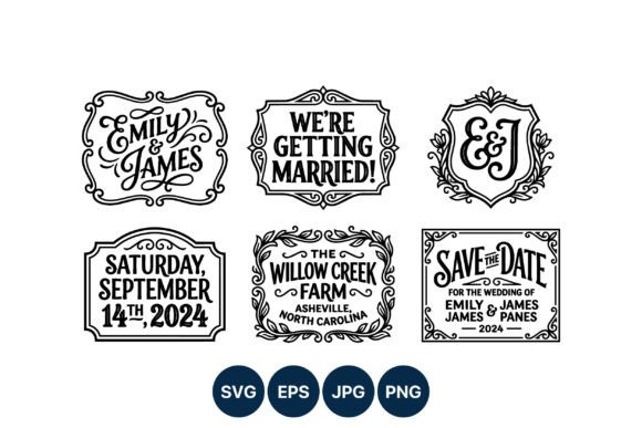 Wedding Invitation Lettering Emily James: A Designer’s Take